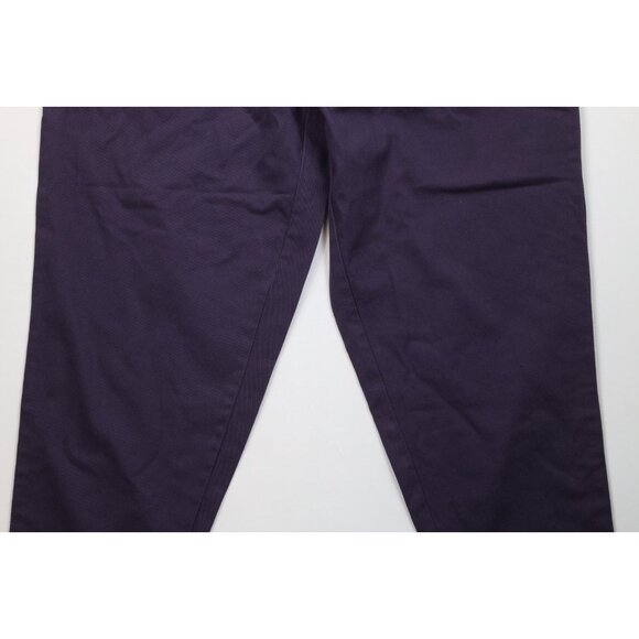 Deadstock Vtg 90s Fila Mens 42x34 Spell Out Baggy Fit Skateboard Jeans Purple - Picture 3 of 15